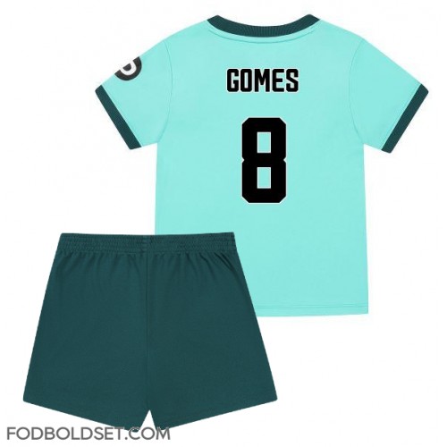 Wolves Joao Gomes #8 Udebane Trøje Børn 2025-26 Kortærmet (+ Korte bukser)